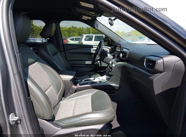 1FMSK8JH9NGA80706 2022 FORD EXPLORER Gray Vista interior delantera