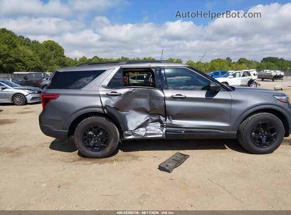 1FMSK8JH9NGA80706 2022 FORD EXPLORER Gray Vista frontal