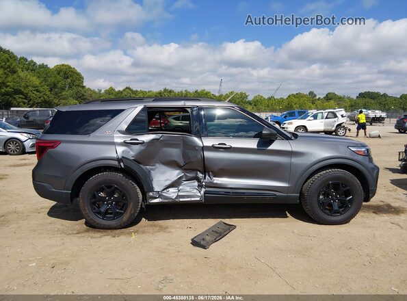1FMSK8JH9NGA80706 2022 FORD EXPLORER Gray Vista interior trasera