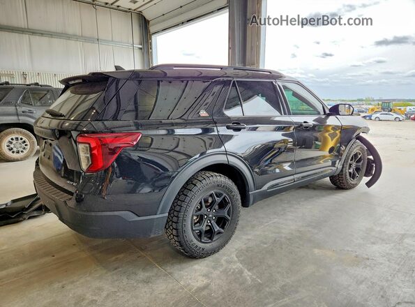 1FMSK8JH9NGC46190 2022 FORD EXPLORER Black Rear right