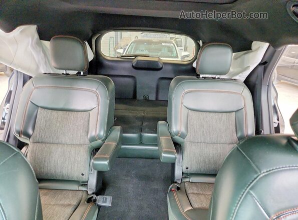 1FMSK8JH9NGC46190 2022 FORD EXPLORER Black Rear seats view