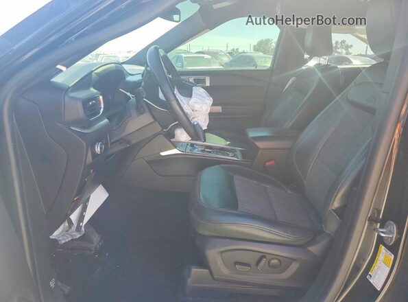 1FMSK8JH9NGC46190 2022 FORD EXPLORER Black Front interior view