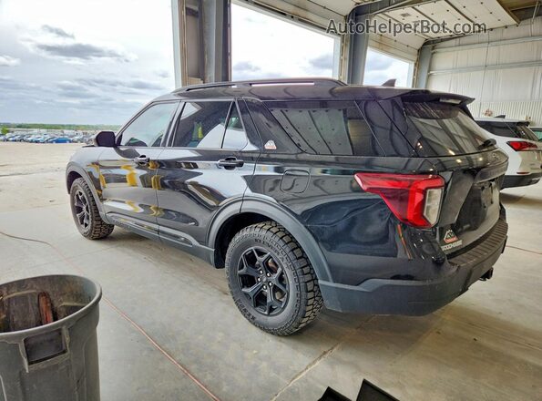 1FMSK8JH9NGC46190 2022 FORD EXPLORER Black Rear left