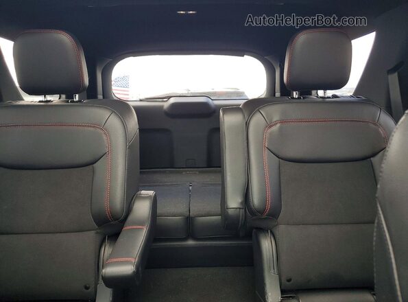 1FMSK8KH6RGA00511 2024 FORD EXPLORER Silver Rear seats view