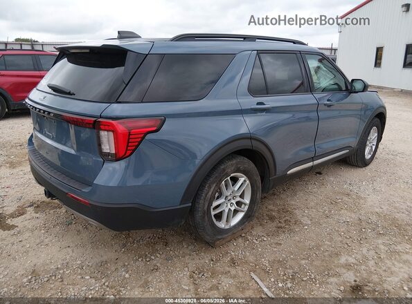 1FMUK7DH1SGC38885 2025 FORD EXPLORER Blue Rear right