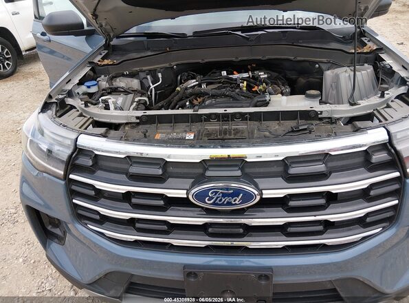 1FMUK7DH1SGC38885 2025 FORD EXPLORER Blue Rear view