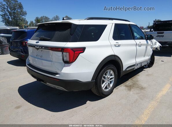 1FMUK7DH2SGA11429 2025 FORD EXPLORER White Հետևի աջ