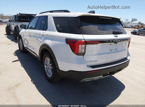1FMUK7DH2SGA11429 2025 FORD EXPLORER White Հետևի ձախ