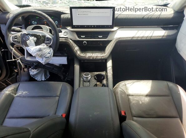 1FMUK7DH3SGA00181 2025 FORD EXPLORER Black Вид панелі приладів