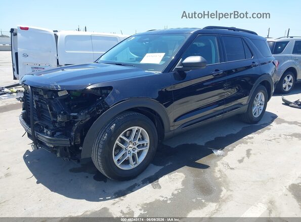 1FMUK7DH3TGA46109 2026 FORD EXPLORER Black Vista tres cuartos delantera izquierda