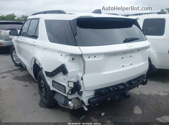 1FMUK7DH4SGC61299 2025 FORD EXPLORER White Հետևի ձախ