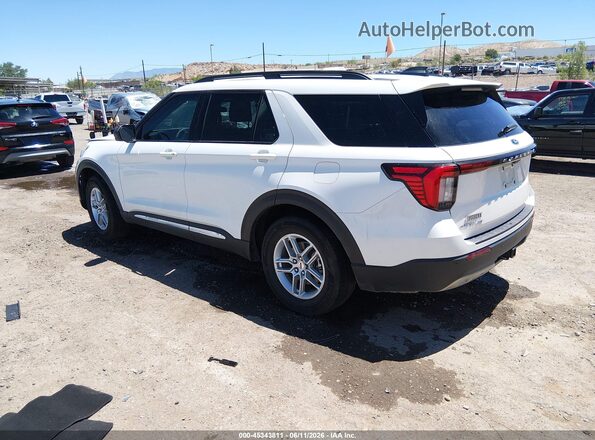 1FMUK7DH6SGA17640 2025 FORD EXPLORER Белый Задняя левая четверть