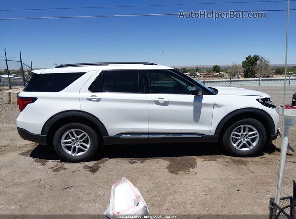 1FMUK7DH6SGA17640 2025 FORD EXPLORER Белый Вид задней части салона