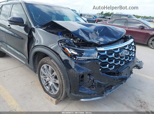1FMUK7HH9SGC83017 2025 FORD EXPLORER Черный Вид спереди