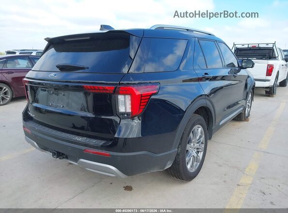 1FMUK7HH9SGC83017 2025 FORD EXPLORER Черный Задняя правая четверть