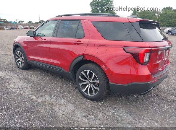 1FMUK7KH5SGA88623 2025 FORD EXPLORER Red Հետևի ձախ