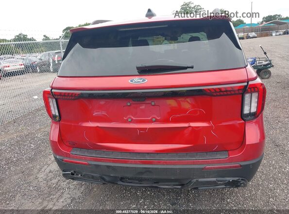 1FMUK7KH5SGA88623 2025 FORD EXPLORER Red Դիմացի տեսք