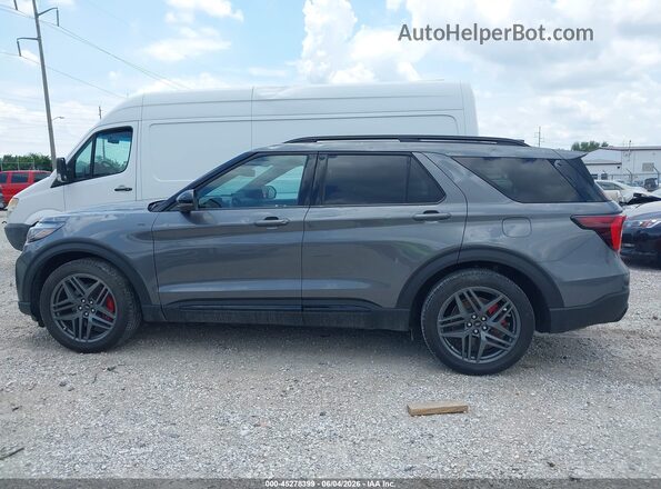 1FMUK7KHXSGA45430 2025 FORD EXPLORER Gray Սալոնի 360 աստիճան տեսք