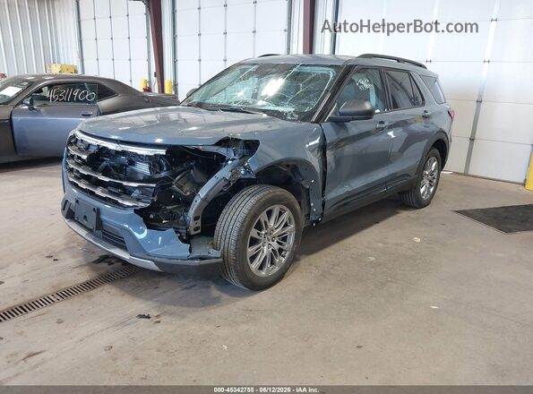 1FMUK8DH1TGA47264 2026 FORD EXPLORER Gray Передня ліва чверть