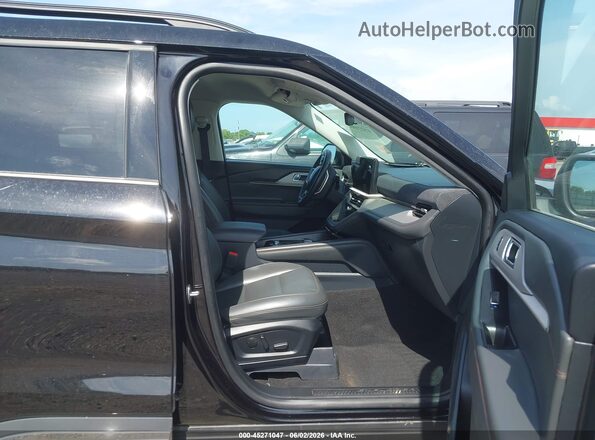 1FMUK8DH2SGA76478 2025 FORD EXPLORER Black წინა სალონის ხედი