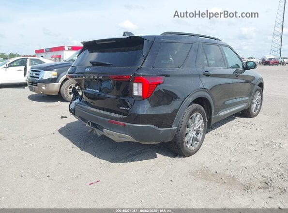 1FMUK8DH2SGA76478 2025 FORD EXPLORER Black უკანა მარჯვენა