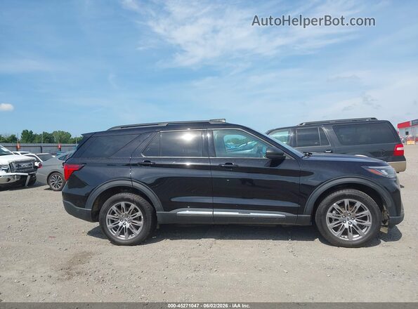 1FMUK8DH2SGA76478 2025 FORD EXPLORER Black უკანა სალონის ხედი