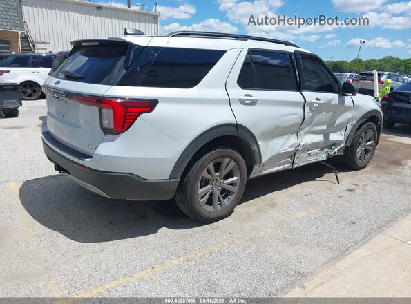 1FMUK8DH2SGC88040 2025 FORD EXPLORER White Հետևի աջ