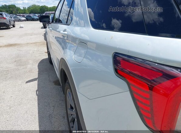 1FMUK8DH2SGC88040 2025 FORD EXPLORER White Սարքավորումների վահանակի տեսք