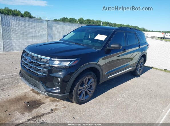 1FMUK8DH2SGC94534 2025 FORD EXPLORER Черный Передняя левая четверть