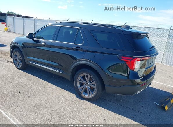 1FMUK8DH2SGC94534 2025 FORD EXPLORER Черный Задняя левая четверть