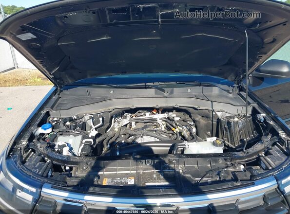 1FMUK8DH2SGC94534 2025 FORD EXPLORER Черный Вид сзади