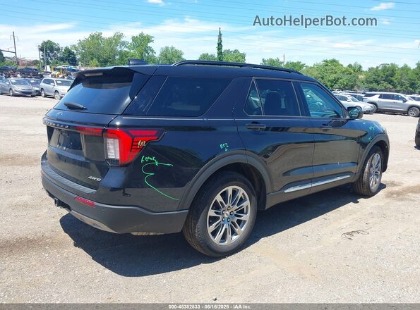 1FMUK8DH3SGA96285 2025 FORD EXPLORER Black უკანა მარჯვენა