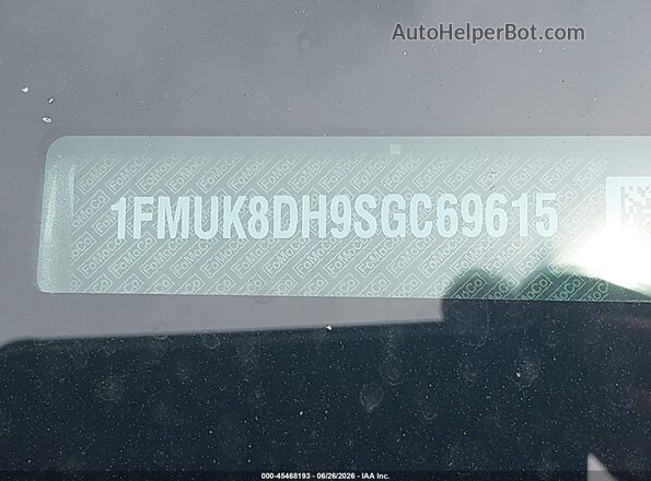 1FMUK8DH9SGC69615 2025 FORD EXPLORER Gray 