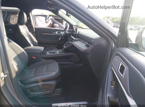 1FMUK8KH0SGC98682 2025 FORD EXPLORER Серый Вид салона спереди