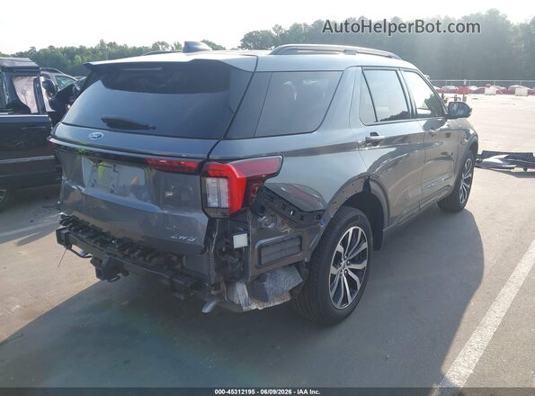 1FMUK8KH0SGC98682 2025 FORD EXPLORER Серый Задняя правая четверть