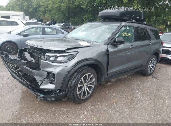1FMUK8KH7SGC27348 2025 FORD EXPLORER Gray Vista tres cuartos delantera izquierda