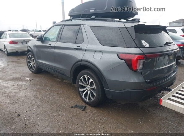 1FMUK8KH7SGC27348 2025 FORD EXPLORER Gray Trasero izquierdo