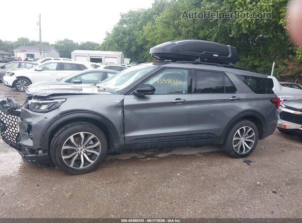 1FMUK8KH7SGC27348 2025 FORD EXPLORER Gray Vista interior trasera