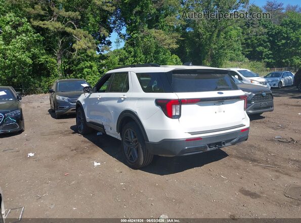 1FMUK8KH7SGC82771 2025 FORD EXPLORER White უკანა მარცხენა