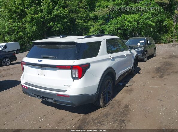 1FMUK8KH7SGC82771 2025 FORD EXPLORER White უკანა მარჯვენა
