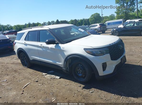 1FMUK8KH7SGC82771 2025 FORD EXPLORER White უკანა სალონის ხედი