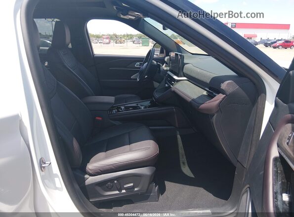 1FMWK7HC2SGA77616 2025 FORD EXPLORER White Vista interior delantera