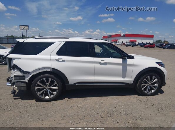 1FMWK7HC2SGA77616 2025 FORD EXPLORER White Vista interior de 360 grados