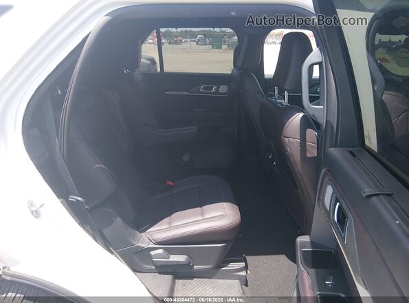 1FMWK7HC2SGA77616 2025 FORD EXPLORER White Vista de la etiqueta del VIN