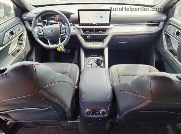 1FMWK8GC0SGA05613 2025 FORD EXPLORER Black Vista del salpicadero