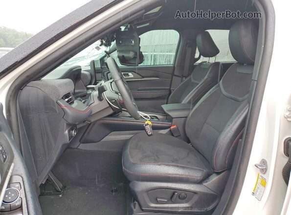 1FMWK8GC0SGB34368 2025 FORD EXPLORER White Вид салону спереду