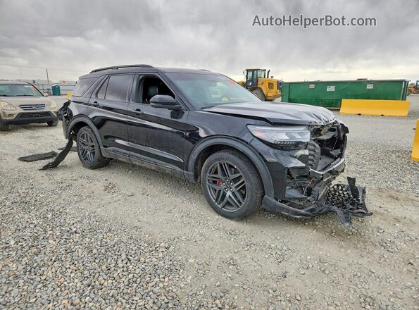 1FMWK8GC2SGA30416 2025 FORD EXPLORER Black Front right
