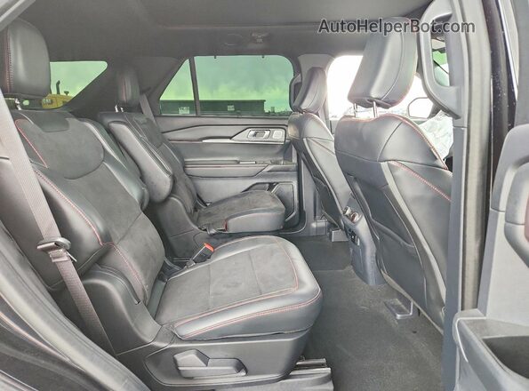 1FMWK8GC2SGA30416 2025 FORD EXPLORER Black Rear interior view