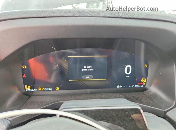 1FMWK8GC2SGA30416 2025 FORD EXPLORER Black Instrument cluster view