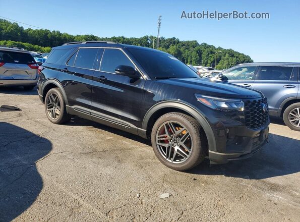 1FMWK8GC3SGC94261 2025 FORD EXPLORER Черный Передняя правая четверть